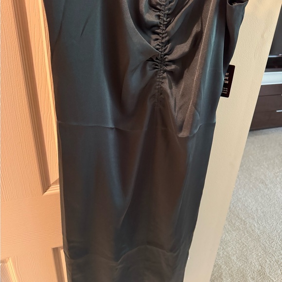 NWT Express Green Midi Slip Dress Size M - Picture 4 of 7